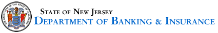 New Jersey Department of Banking and Insurance